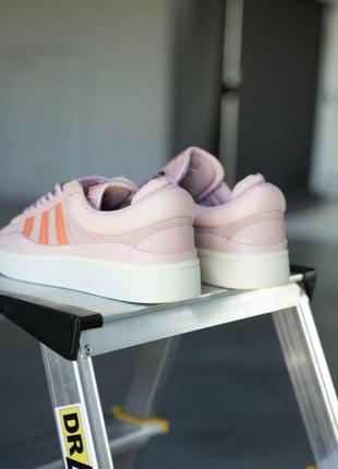 Кроссовки adidas campus x bad bunny pink beige7 фото