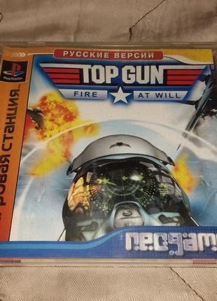Гра top gun fire at will ps1 sony playstation 1 ps one диск game пс1 топ ган літак плейстейшн psx