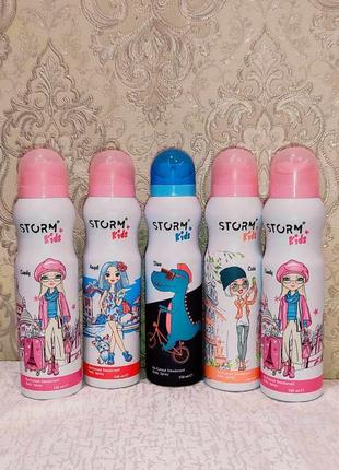 Дитячий парфумований дезодорант-спрей для дівчаток candy storm, 150 мл2 фото