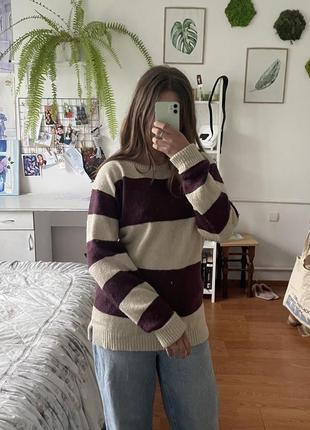 Смугастий светр2 фото