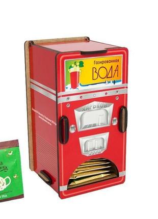 Диспенсер для чайных пакетиков «автомат газированной воды»