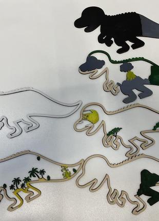 Раскраска динозавр тирекс 3