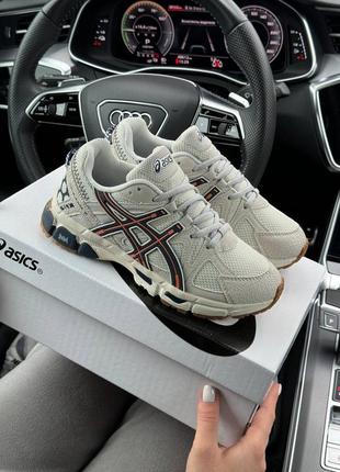 Asics gel - kahana 8 beige navy9 фото