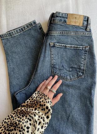 Mom jeans блакитні сині джинси мом слаучі colin’s zara levis