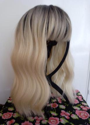 Очень красивый парик блонд омбре8 фото