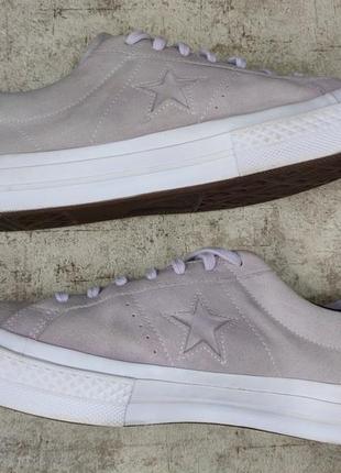 Кеди converse one star suede low top оригінал конверси кросівки3 фото