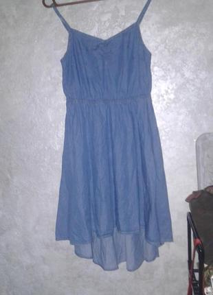 Платье сарафан джинсовий1 фото