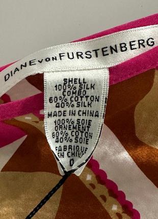 Diane von furstenberg топ блуза 100% шовк майка3 фото