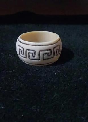 Кольцо в греческом стиле из бивня мамонта4 фото