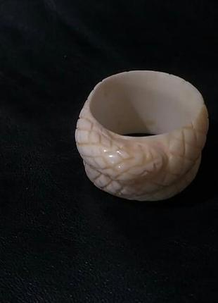 Кольцо змея из бивня мамонта5 фото
