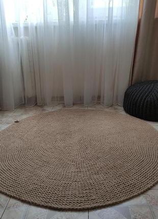 Круглий килим1 фото