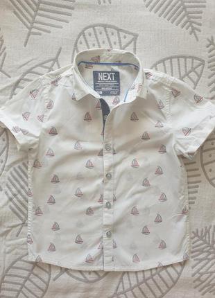 Рубашка next 3- 4 роки