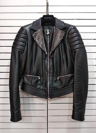 Кожаная куртка philipp plein