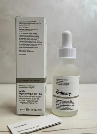 The ordinary hyaluronic acid 2%+b5. увлажняющая сыворотка с гиалуроновой кислотой 2% и витамином в52 фото