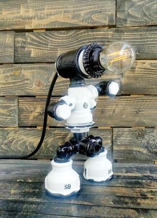 Настольная лампа-робот "улыбка"1 фото