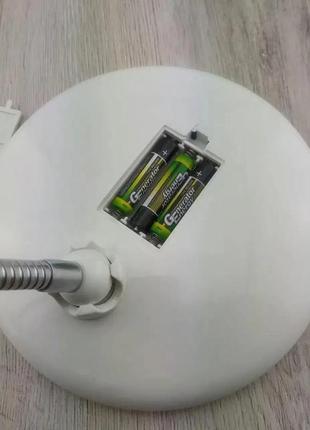 Дзеркало з led-підсвіткою ultra flexible mirror зі збільшенням 10x. гнучке дзеркало для макіяжу4 фото