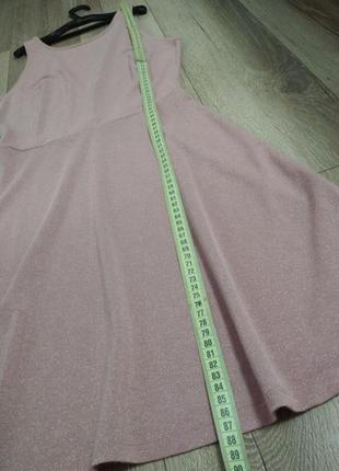 Розовое платье h&amp;m xs-s