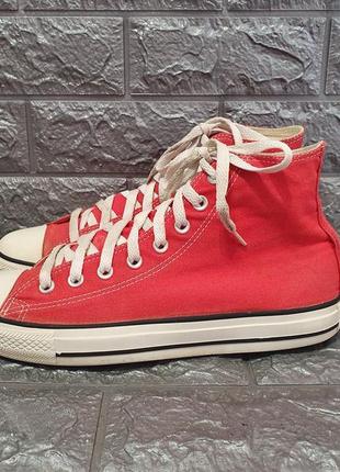 Кросівки converse chuck taylor all star hi red(оригінал)