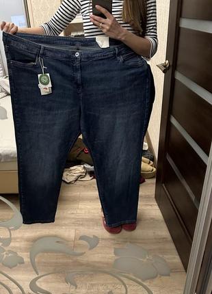Новые джинсы слим slim большого размера батал c&a