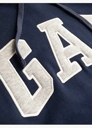 Худи gap logo hoodie темно-синяя оригинал (размеры и цвета)2 фото