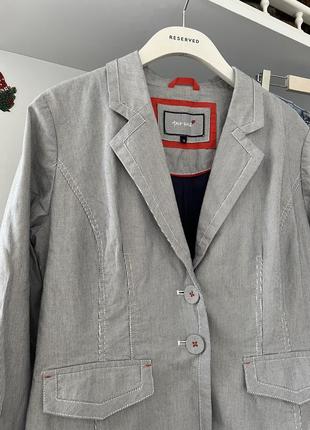 Крутой котоновый пиджак жакет per una3 фото