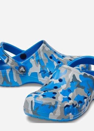 Мужские кроксы crocs baya seasonal printed clog 206230-4kw