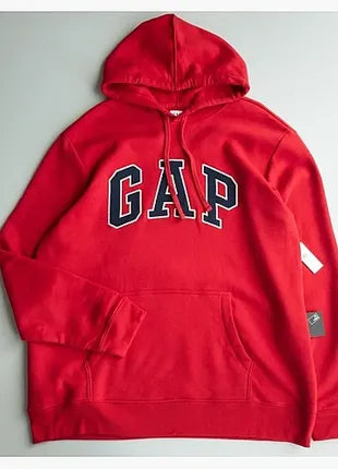 Худі gap logo hoodie червона оригінал (розміри та кольори)