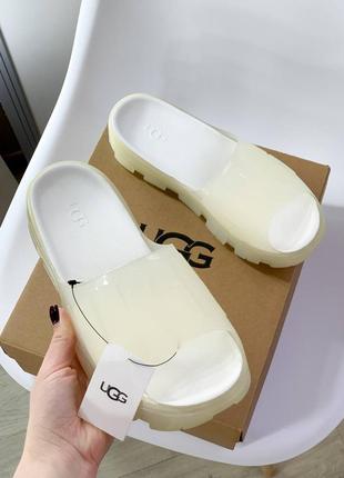 Оригінальні шльопанці ugg jella clear slide2 фото