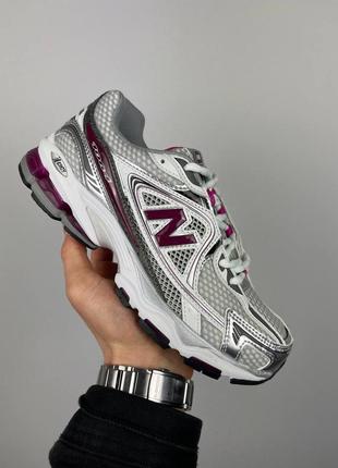 Женские кроссовки new balance 1064 silver violet7 фото