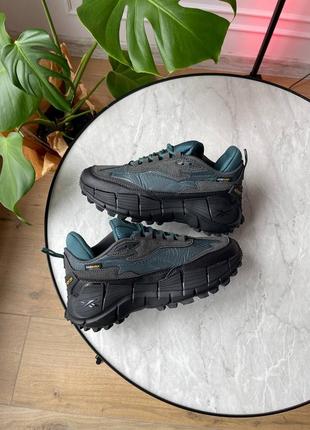 Чоловічі кросівки рібок reebok zig kinetica 2.5 edge cordura 'grey/hoops blue' 100034214/ig27385 фото