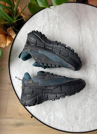 Чоловічі кросівки рібок reebok zig kinetica 2.5 edge cordura 'grey/hoops blue' 100034214/ig27386 фото