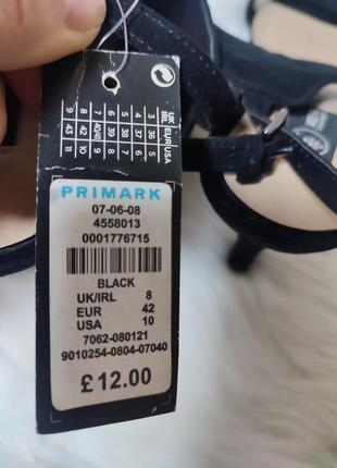 Босоніжки від primark5 фото