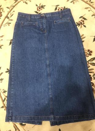 Женская джинсовая юбка.1 фото