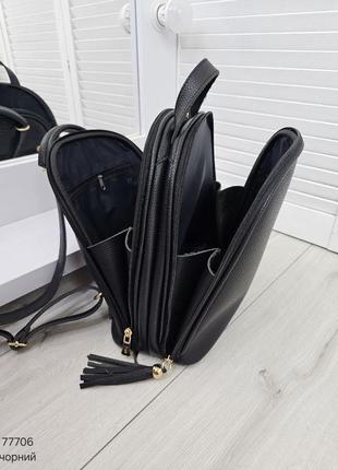 Женский шикарный и качественный рюкзак сумка для девушек св.беж9 фото