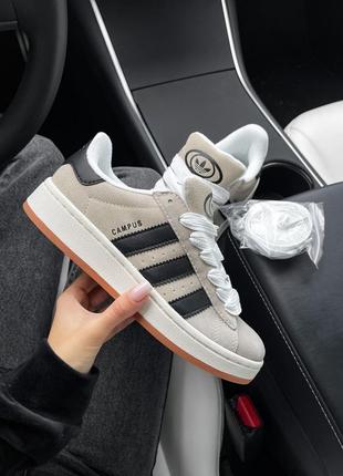 Кроссовки adidas campus 00s beige black