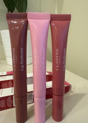 Блиск для губ clarins instant light natural lip perfector3 фото