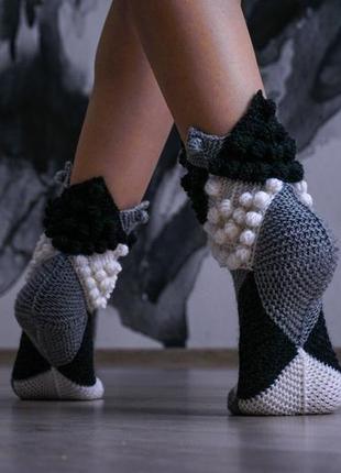 Шкарпетки "ніжки ельфа" шахові