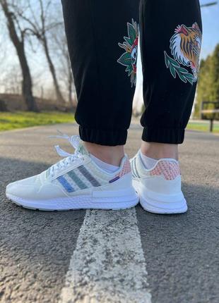 Кроссовки adidas zx rm white