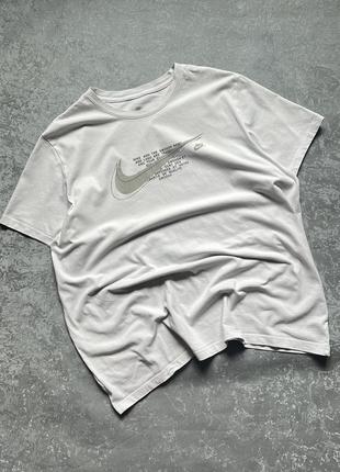 Оверсайз футболка nike big logo