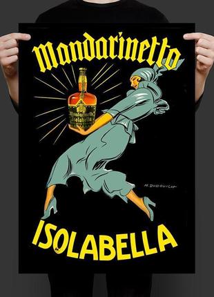 Винтажный постер mandarinetto isolabella