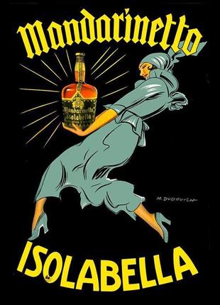 Винтажный постер mandarinetto isolabella