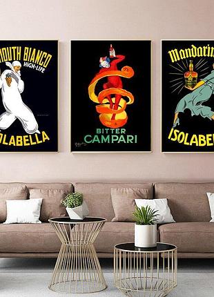 Винтажный постер mandarinetto isolabella