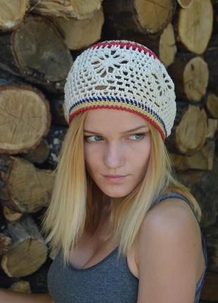 Летняя шапочка тенис