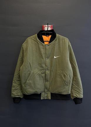 Бомбер куртка stussy &amp; nike | size m-l new