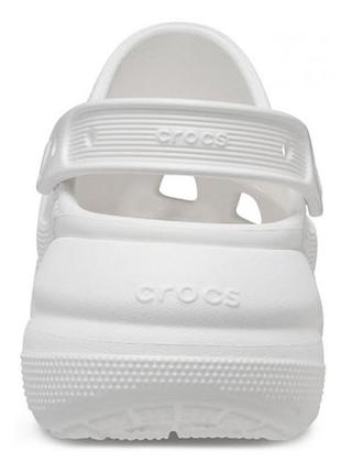 Крокси crocs classic crush white сабо (р.36-45)