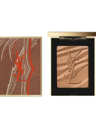 Пудра для обличчя yves saint laurent ysl les sahariennes bronzing stone 2 medium. 8 g. лимитированный дизайн.