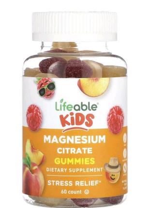 Kids magnesium citrate gummies1 фото