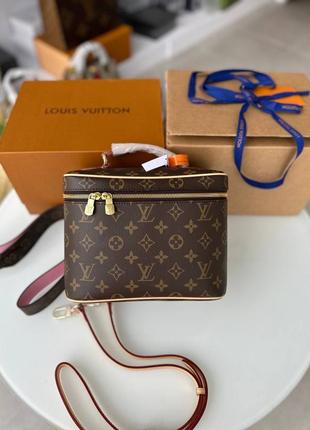 Сумка косметичка 2в1 louis vuitton nice bb