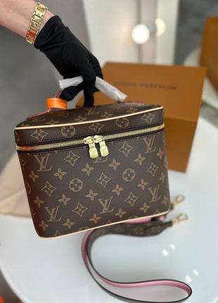 Сумка косметичка 2в1 louis vuitton nice bb9 фото