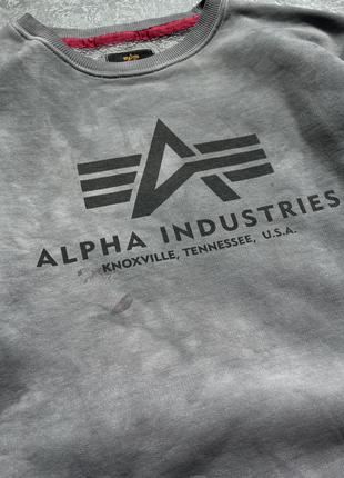 Тай дай свитшот alpha industries3 фото